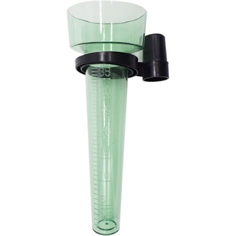 Pluviómetro con pluviómetro vertical para jardín, herramienta de medición para uso en patios, céspedes y jardines.