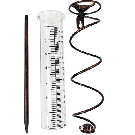 pluviomtre Extrieur 17 1 Pice 4 Rsistant Aux Intempries, Robuste, Calcul De Pluie, Noir, Simulateur De Pluviomtre