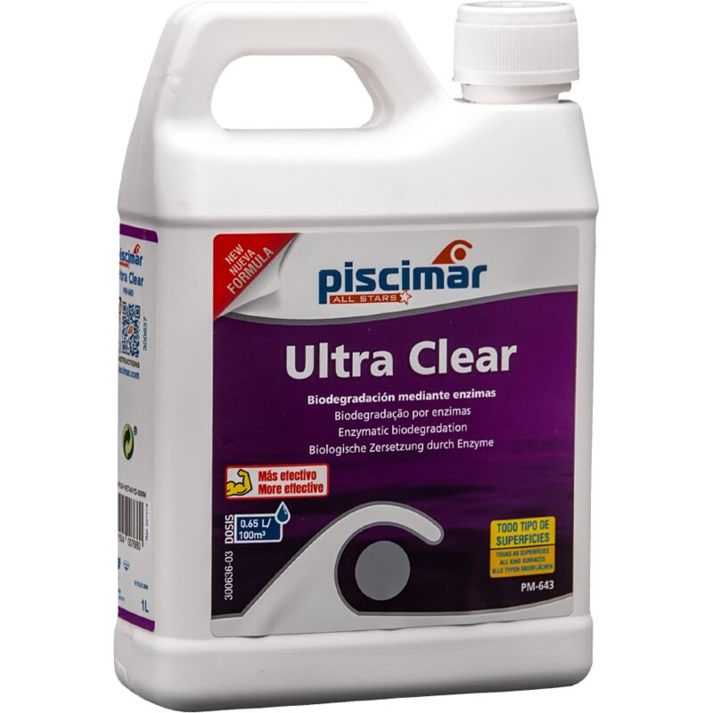 Super Clarificante Ultra Clear, 1 L. Pm-643. Piscimar.