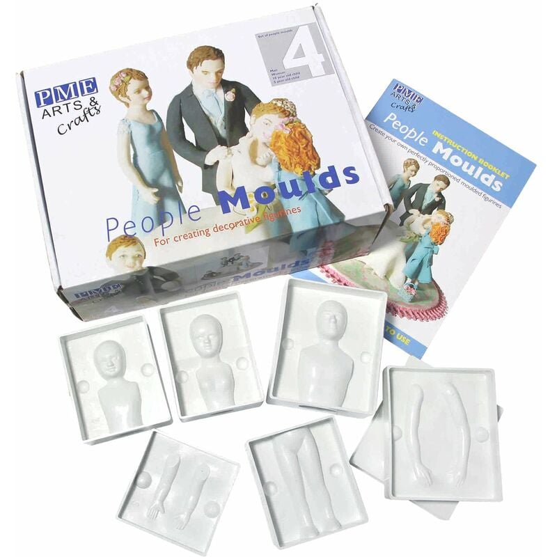 Image of Famiglia di quattro persone stampi, set da 24 pezzi - PME
