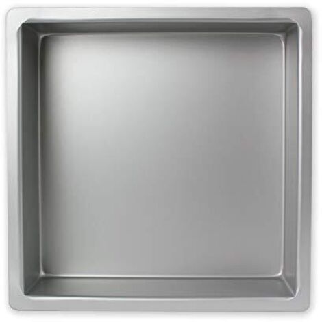 PME - Teglia Professionale Quadrata in Alluminio Anodizzato 28 x 28 x 7.5 cm