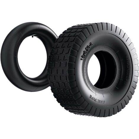 Pneu agricole pour tracteur à pelouse 18x8.50-8 4pr avec chambre à air et valve coudée tondeuse à gazon