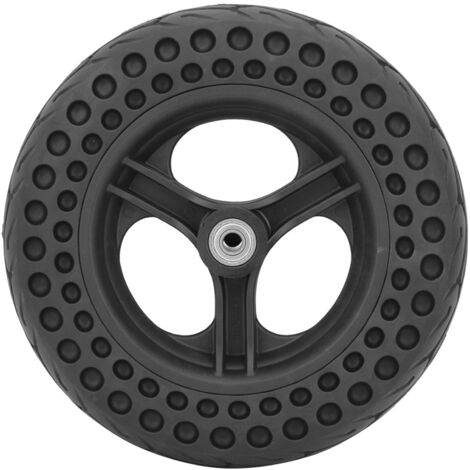 Pneu anti-crevaison en caoutchouc noir pour trottinette électrique Xiaomi M365 - Roue complète avec moyeu