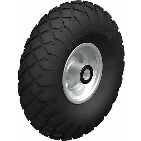 Pneu avec profil bloc P 263/20-75R, charge 150 kg roue diam. 260mm, trou axial diam. 20mm