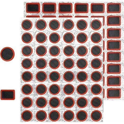 Pneu Caoutchouc Patch 96 Pièces Vélo Patchs Pneu Rustines Ronds Pneu Caoutchouc Pneu Rustine pour Camion d'autobus Automatique de Kit de Correction La Voiture de Moto