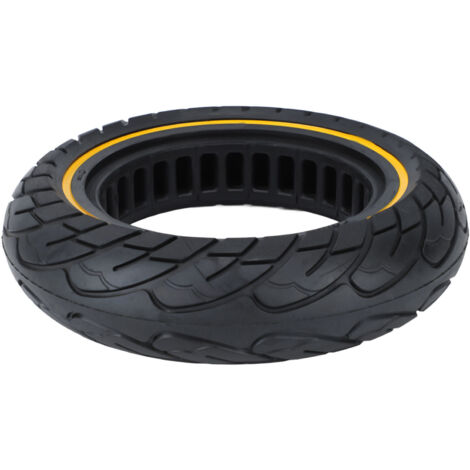 Pneu de scooter électrique 10x2.5 increvable, antidérapant et anti-vibration pour roues avant/arrière