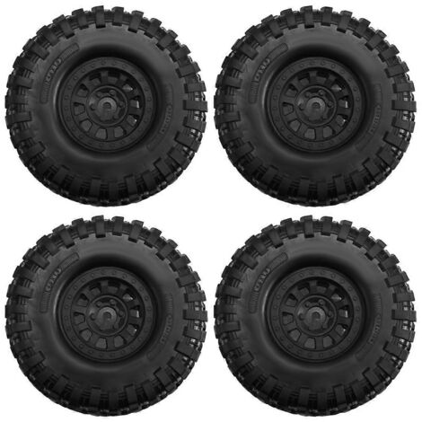 Pneu en caoutchouc de 1,9 pouce pour voiture RC Crawler 1/10 TRX4//D90--
