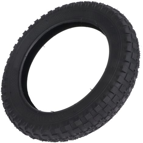 Pneu extérieur de vélo enfant 12x2.4 avec motif carré antidérapant, haute pression 280KPa pour VTT et vélo d'équilibre