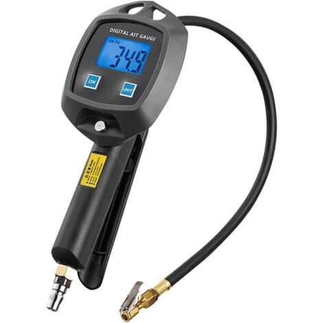 Pneu Manomètre Pression Pneus 0-18Bar 255Psi Moniteur avec