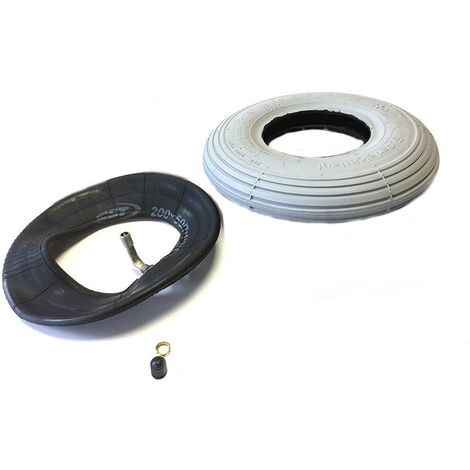 Pneu Poussette Deli Tire 200-50 S379 2PR + Chambre à air
