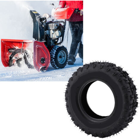 Pneu sans chambre à air 4.10-6 antidérapant et anti-éclatement pour souffleuse à neige, motoculteur, kart, quad et autres équipements de jardinage chinois