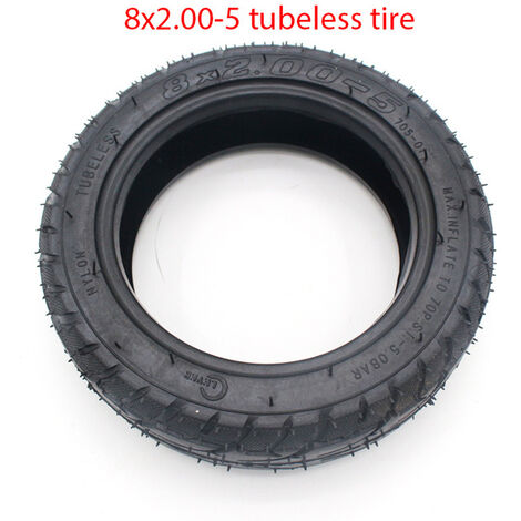Pneu sans chambre à air 8x2.00-5, pour la roue électrique, pour MINI vélo de poche, 8x-5, expédition éclair,CHINA,Tubeless