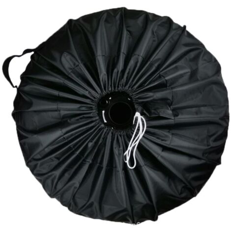 Pneu Secours Universelle, 14-18 Pouces Protection Roue Secours en Tissu Oxford Imperméable Antipoussière, Couverture Roue Secours avec Poignée pour Voiture Camion RV - S