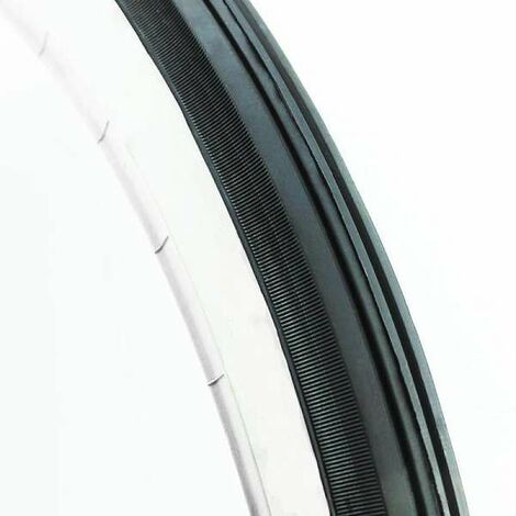 Pneu solex 3800 noir avec flanc blanc nervuré taille 19'' 1.75-19 (1 3/4-19) renforcé