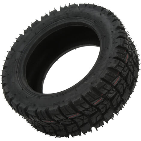 Pneu tout-terrain robuste 11 pouces pour scooter, caoutchouc épais amortissant avec valve de gonflage - 100/65-6.5