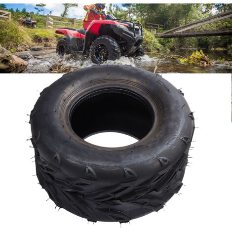 Pneu VTT Sport 16x8-7 16x8x7 4 couches en caoutchouc sans chambre à air pour terrains accidentés, sentiers boueux et sableux