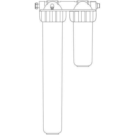 PNEUMATEX Armatur Refill Demin 4000 mit Filter, Eingang G3/4, Ausgang G1/2, 8133016