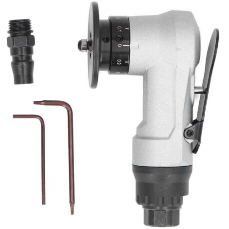 Pneumatic Chamfering Machine Deburring Tool 30000 RPM, Handheld Linear Cutting Deburring Tool with 45° Arc Cutter