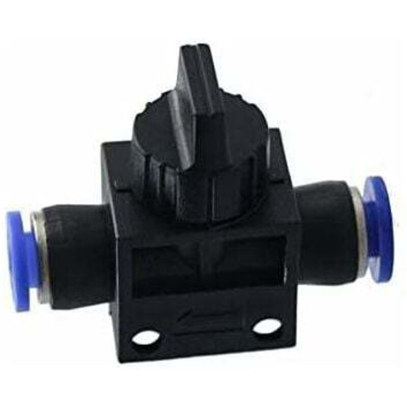 Snq Pneumatic Shut-off Valve - Quick Connection For Air, Water, Vacuum (6 Mm, 1 Piece)