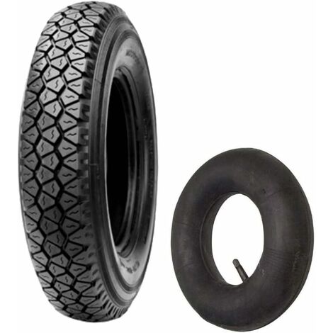 PNEUMATICO 4.00-12 8 PR + CAMERA GOMMA  ANTERIORE D 810 RINFORZATA X APE CAR PIAGGIO TM 703 APE 602