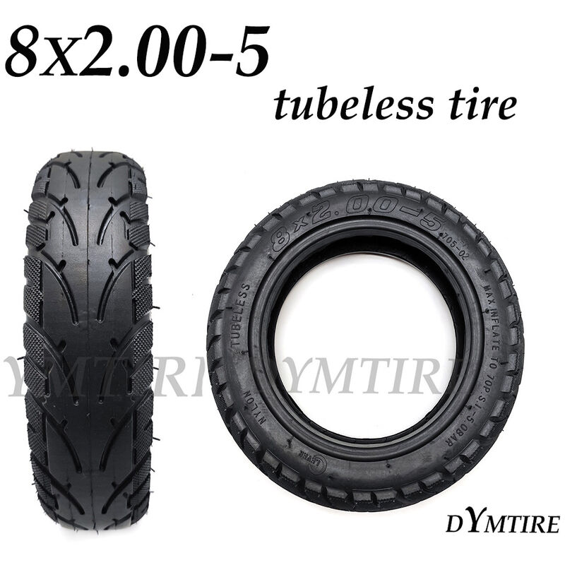 Fuienko - Pneumatico Tubeless 8x2.00-5 per Scooter...