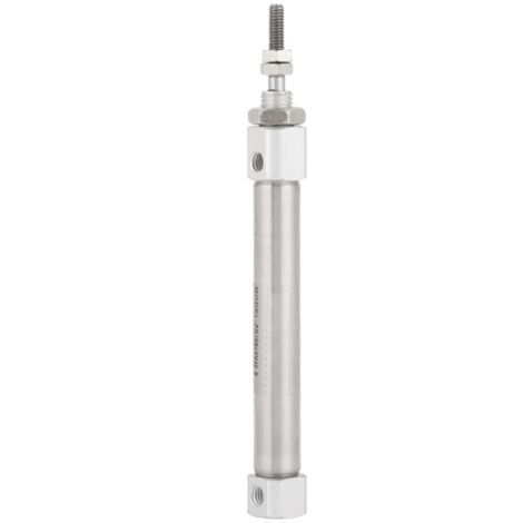 Pneumatikzylinder aus Edelstahl, 10 mm Durchmesser – 45 mm Hub, doppeltwirkend