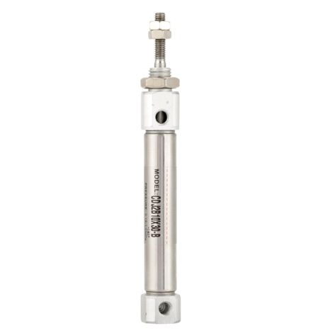 Pneumatikzylinder aus Edelstahl, 30 mm Hub, 10 mm Durchmesser