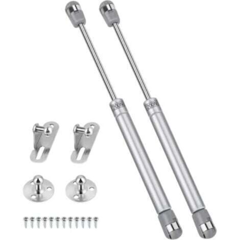 Pneumatische Gasdruckfedern (2er-Pack, 200 N) für Schränke, Hydraulikstangen und schwere Anwendungen, Teleskoppuffer für Wohnmöbel