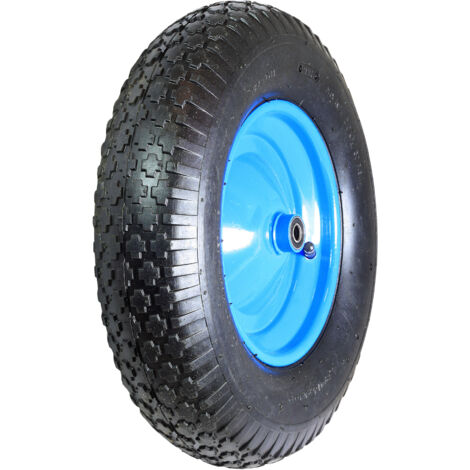Pneumatische Rad für Schubkarre 4.00-8  400 mm 150kg Kugellager mit Radasche