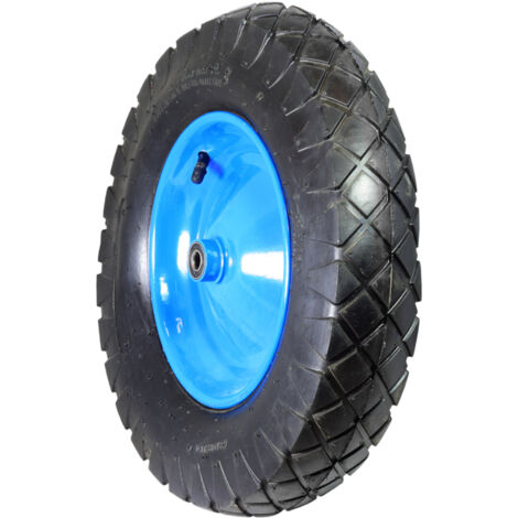 Pneumatische Rad für Schubkarre 4.00-8 400 mm 150kg Vierkammerreifen Radasche