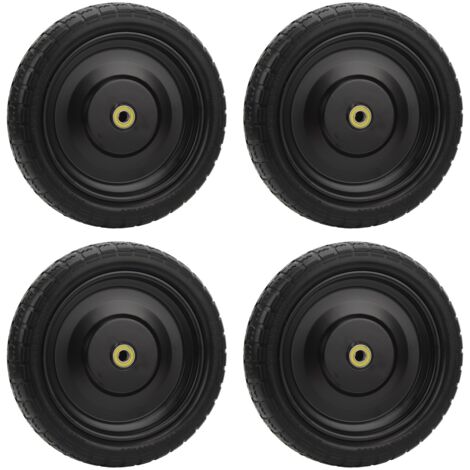 Pneus de chariot de 4pcs 13 pouces Solid Inflation Sédite de polyuréthane résistant à l'usure libre pour le chariot