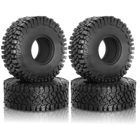 pneus en caoutchouc de 1,9 pouce (118 mm) pour voiture radiocommandée 1/10 TRX4 SCX10 90046 W186