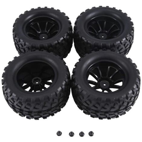 Pneus hexagonaux 12 mm pour camions RC à l'échelle 1/10, B--