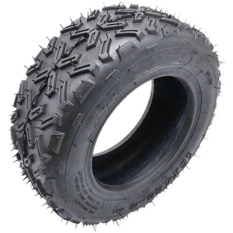 Pneus sous vide 10 pouces 10X4.00-6 pour karts, quads et VTT, noir
