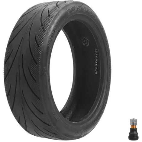Pneus tout-terrain sans chambre à air 60/70-6.5 adaptés aux pneus de scooter Ninebot Max G30, pneus épais antidérapants et à roulage à plat.