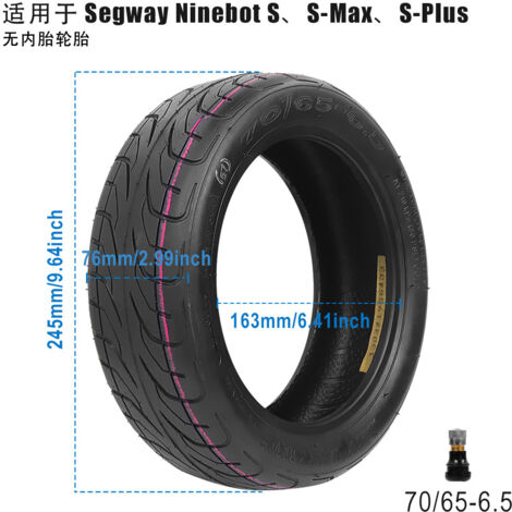 Pneus tubeless Yuanxing 70/60-6.5, pneus Ninebot Mini S Pro, S, S-Max/Plus à enveloppe extérieure renforcée