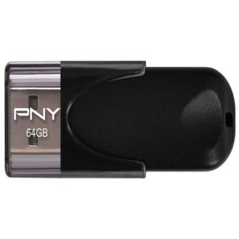 PNY Attaché 4 2.0 64GB lecteur USB flash 64 Go USB Type-A Noir