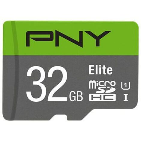 PNY Elite MicroSDHC 32 GB Classe 10 UHS-I U1 Scheda di Memoria