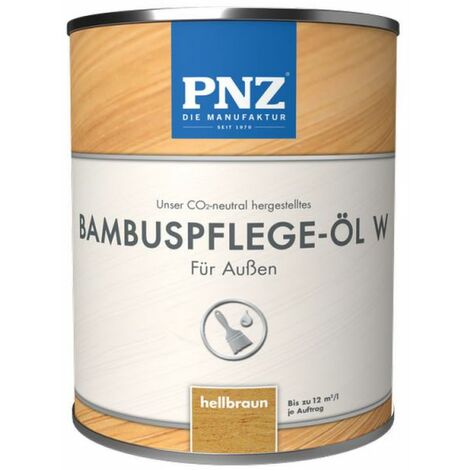PNZ Bambuspflege-Öl W (dunkelbraun) 2,50 l - 04999