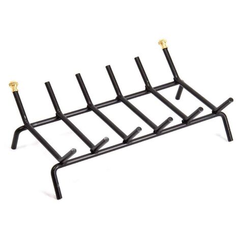 PoA le A  bois en fer forgA  pour cheminA e cm 45x35x16 h support A  bois pour brasero