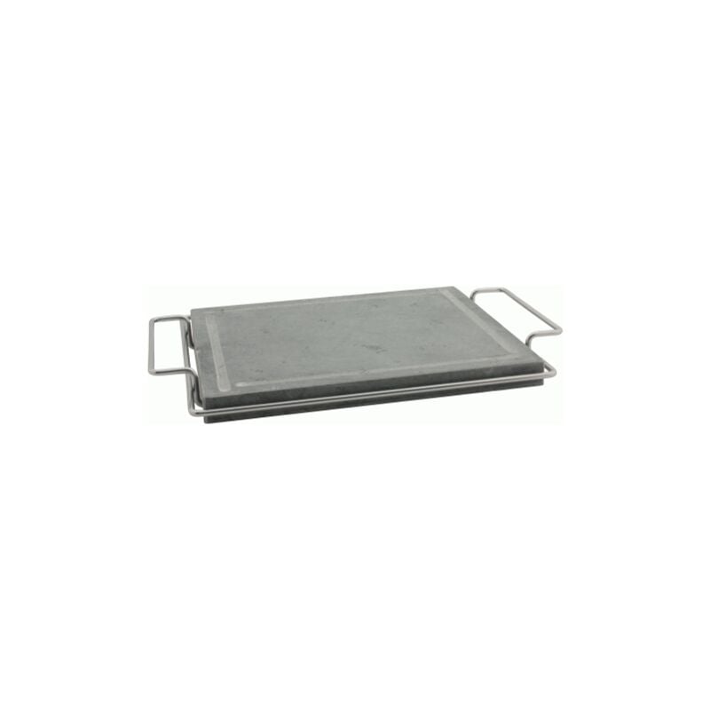 Lifeingarden - PoA le a griller 30x30 cm en pierre ollaire naturelle avec poignA es et pieds de support pour barbecue cuisson diA tA tique Made in