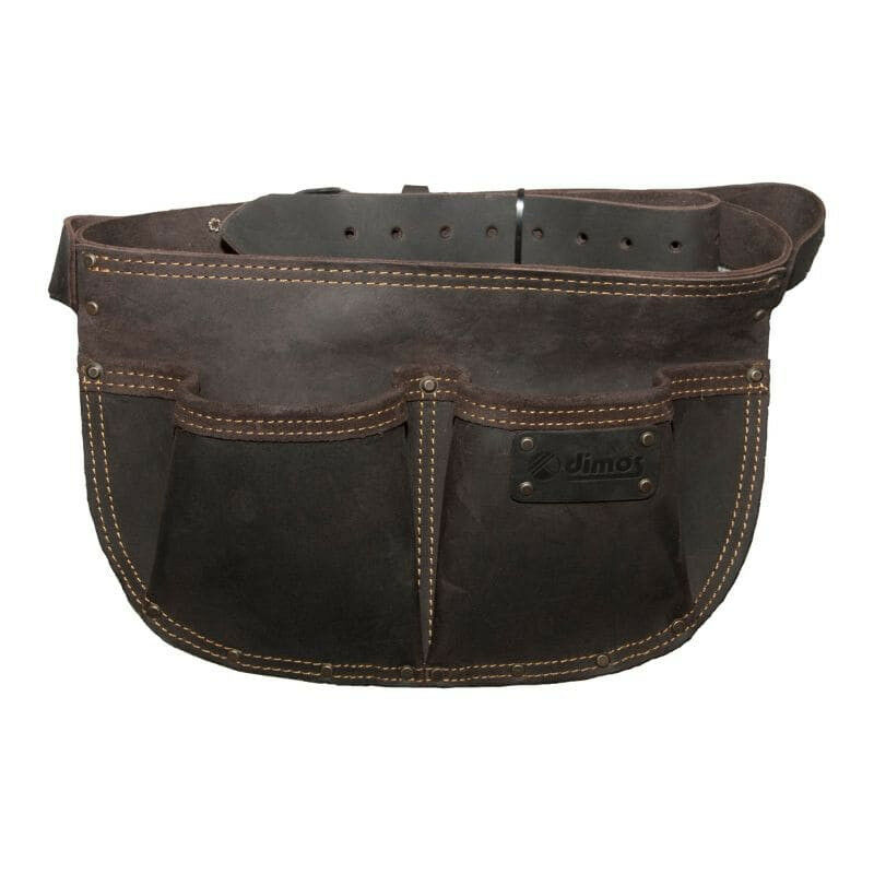 Dimos - Poche à clous arrondie cuir avec ceinture 2 compartiments 205736