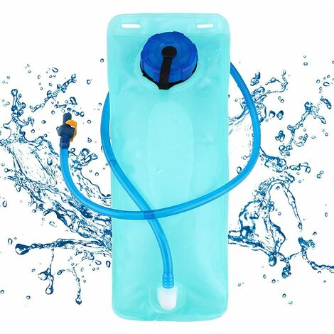 Poche à Eau,Sac de Vessie D'hydratation,vessie d'eau 2L Reservoir d'eau à l'eau Sac Dos Grande capacité,BPA Lavge d'ouverture de l'eau à l'eau Libre Sac de vessie montée Randonnée Randonnée Vélo