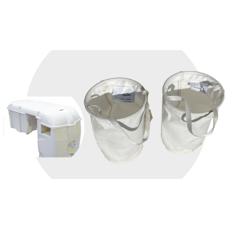 2 x poches Easyfilter 5 Microns facile à nettoyer remplace les cartouches filtrinov MX18/MX25 / Racer 20 / Axéo /Aquinox