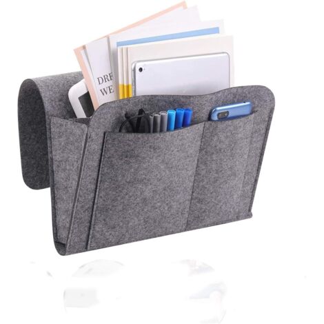 Poche de Rangement de Chevet,Suspendu Organisateur Sac,Convient pour téléphone, télécommande, Livres, Lunettes, gobelets, Sacs de Rangement-Fei Yu