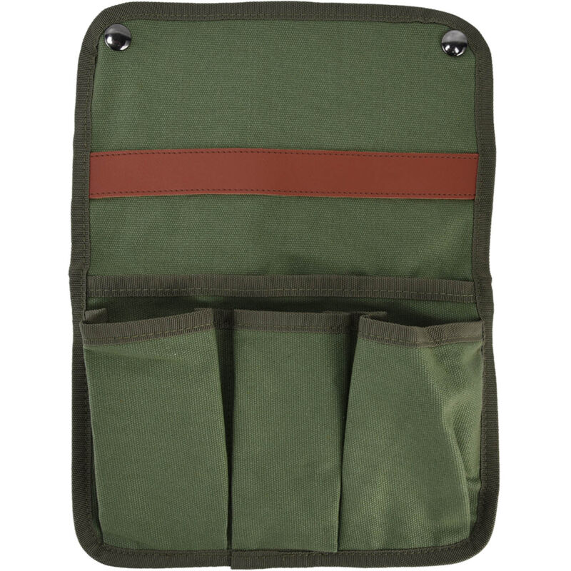 Poche de rangement suspendue légère pour chaise, multifonctionnelle - Idéale camping, pique-nique, extérieur - Coloris vert militaire