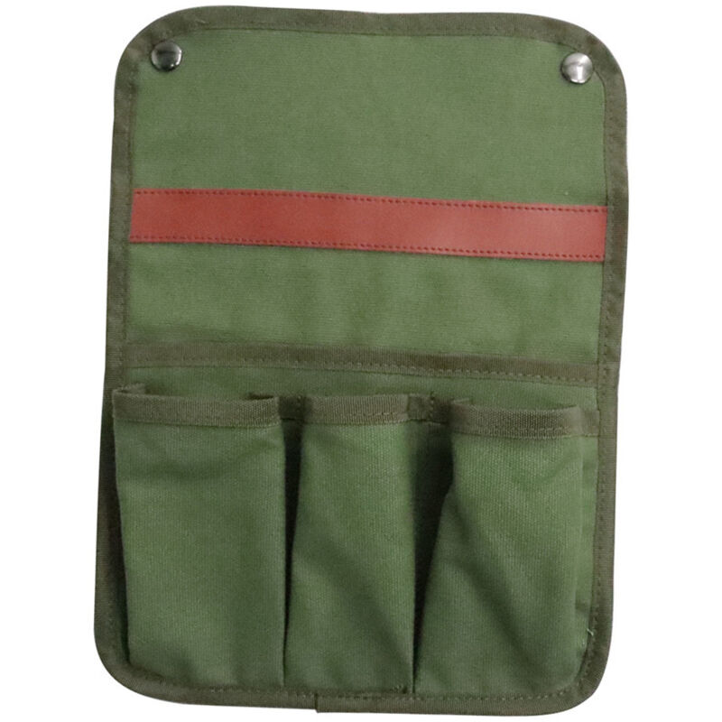 Poche de rangement suspendue pour chaise, lit ou camping, en toile verte OD
