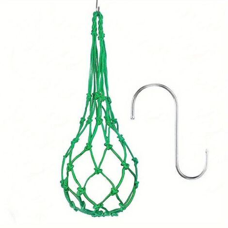 poches De Filet D'alimentation Pour Poulet (vert), Mangeoire Suspendue Pour Lgumes, Mangeoire Pour Fruits De Poulet, Sac De Brochette De Lgumes Po