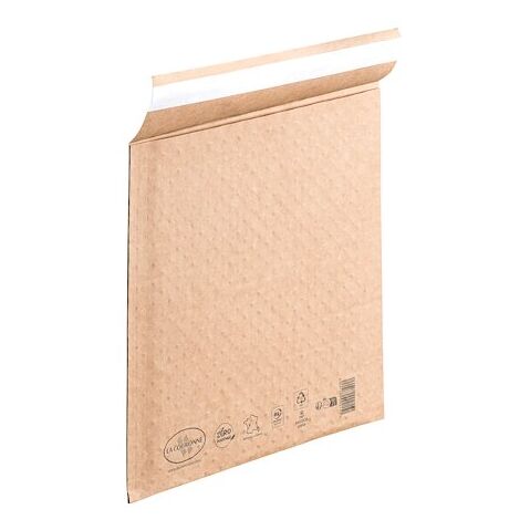 Pochette à bulles papier kraft brun 240 X 340 La Couronne - Lot de 50