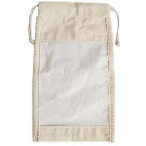 Pochette à Fenêtre en Coton Grande - 26x15cm- Vendu par 1